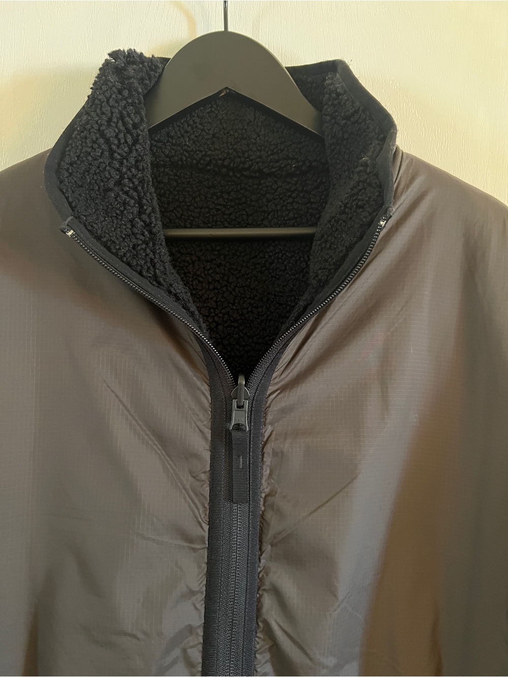 UNIQLO U Reversible Sherpa Fleece Bomber Jacket - Like New